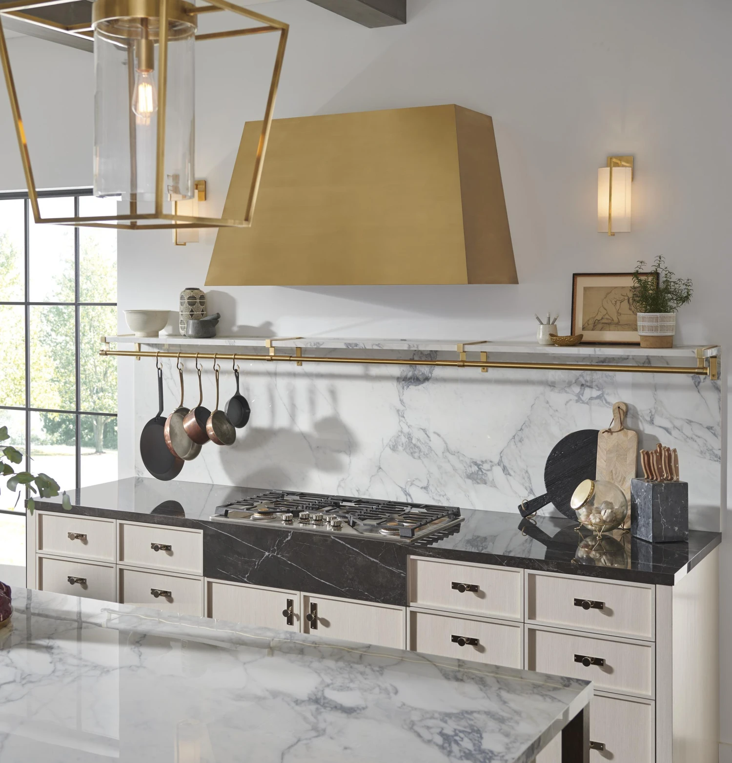 Monogram Monogram 48" Custom Brass Hood 3 Monogram Monogram 48" Custom Brass Hood - Image 3