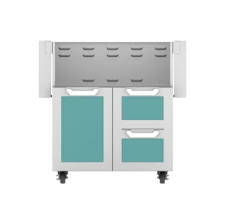 Hestan 30" Hestan Outdoor Tower Cart With Door/Drawer Combo - GCR Series, Bora Bora