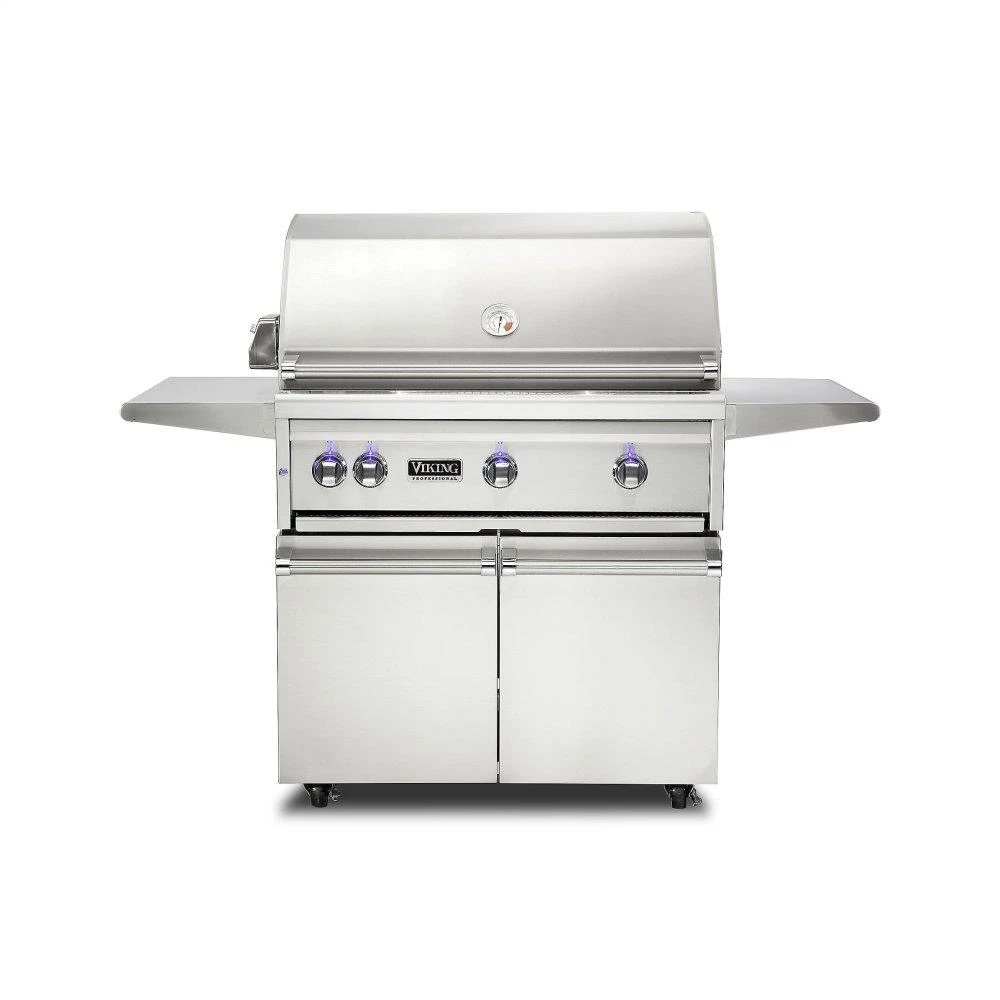 Viking 36"W. Freestanding Grill With ProSear Burner And Rotisserie - VQGFS5361 1 Viking 36"W. Freestanding Grill With ProSear Burner And Rotisserie - VQGFS5361