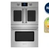Bluestar 30" Double Electric Wall Oven With French & Drop Down Doors
