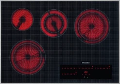 Miele KM 5840 240V - Electric Cooktop With Direct Selection Plus Including Timer For Maximum User Convenience.