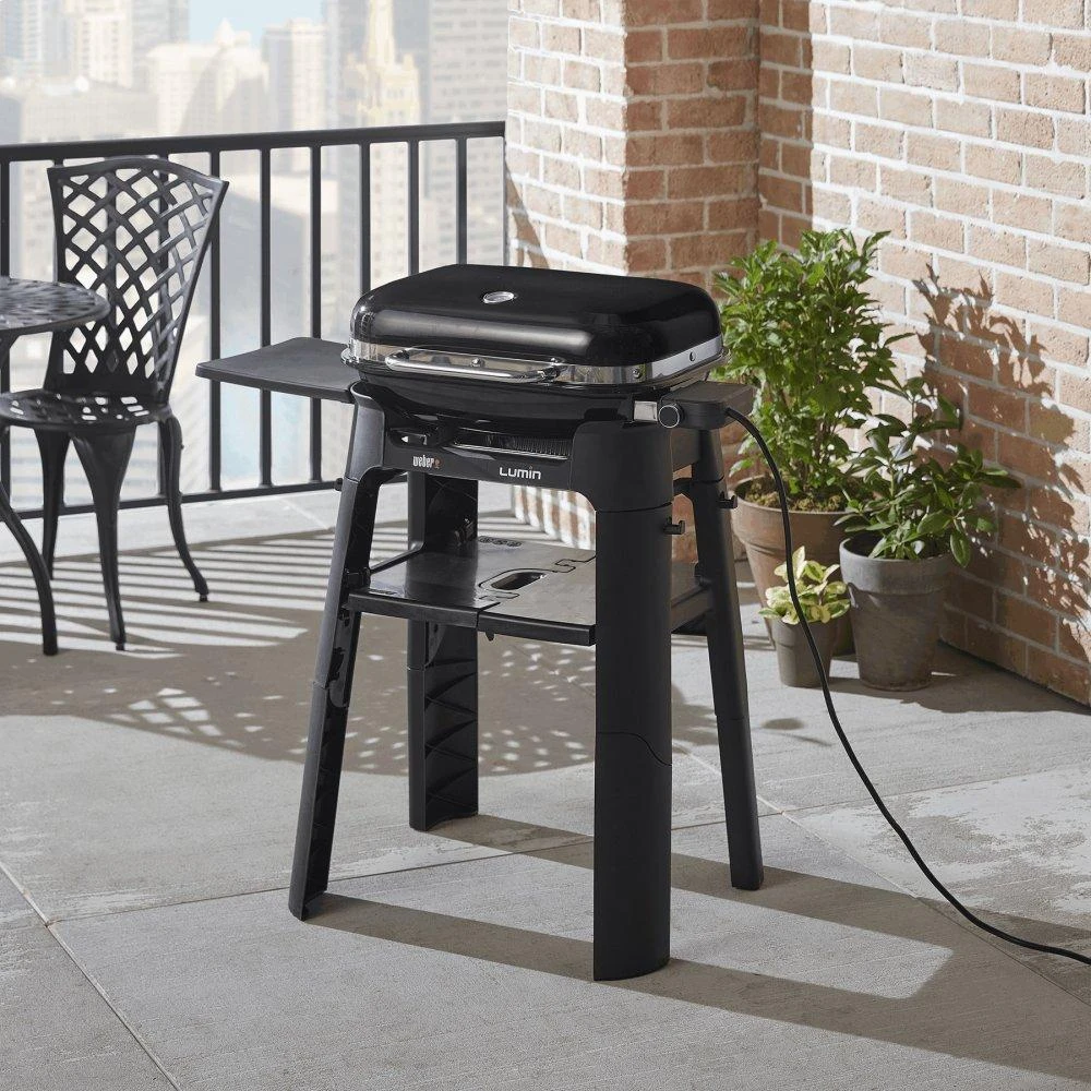 Weber Stand With Side Table - Lumin Electric Grill 5 Weber Stand With Side Table - Lumin Electric Grill - Image 5