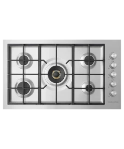 Fisher & Paykel Gas On Steel Cooktop, 36", Flush Fit