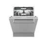 Bertazzoni 24 Inch Dishwasher Tall Tub With Stainless Steel Panel And Bar Handle, 15 Place Settings, 42 DB, 6 Wash Cycles Stainless Steel