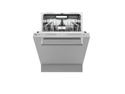 Bertazzoni 24 Inch Dishwasher Tall Tub With Stainless Steel Panel And Bar Handle, 15 Place Settings, 42 DB, 6 Wash Cycles Stainless Steel