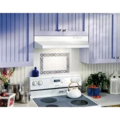 Broan Broan® 24-Inch Ducted Under-Cabinet Range Hood W/ Easy Install System, 210 Max Blower CFM, White 9 Broan Broan® 24-Inch Ducted Under-Cabinet Range Hood W/ Easy Install System, 210 Max Blower CFM, White -Kitchen Utensils Store medxhpoymfwa
