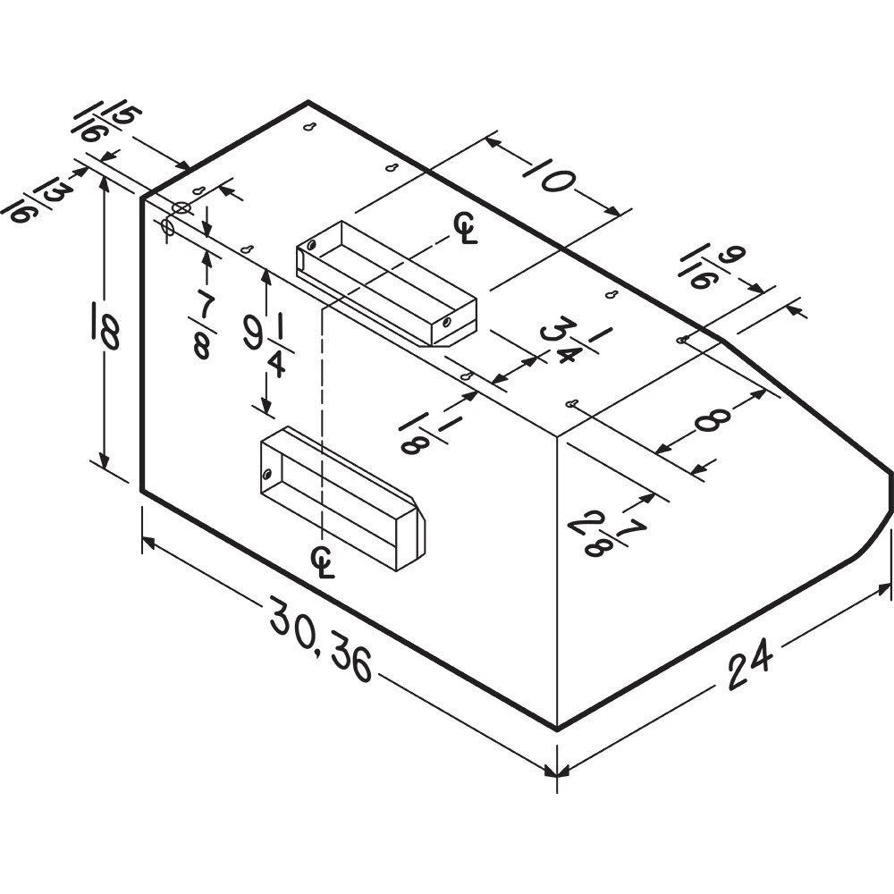 Broan Broan® Elite E60000 36-inch Convertible Canopy Wall-Mount Range Hood W/Heat Sentry™ 650 Max Blower CFM, Stainless Steel 5 Broan Broan® Elite E60000 36-inch Convertible Canopy Wall-Mount Range Hood W/Heat Sentry™ 650 Max Blower CFM, Stainless Steel - Image 5