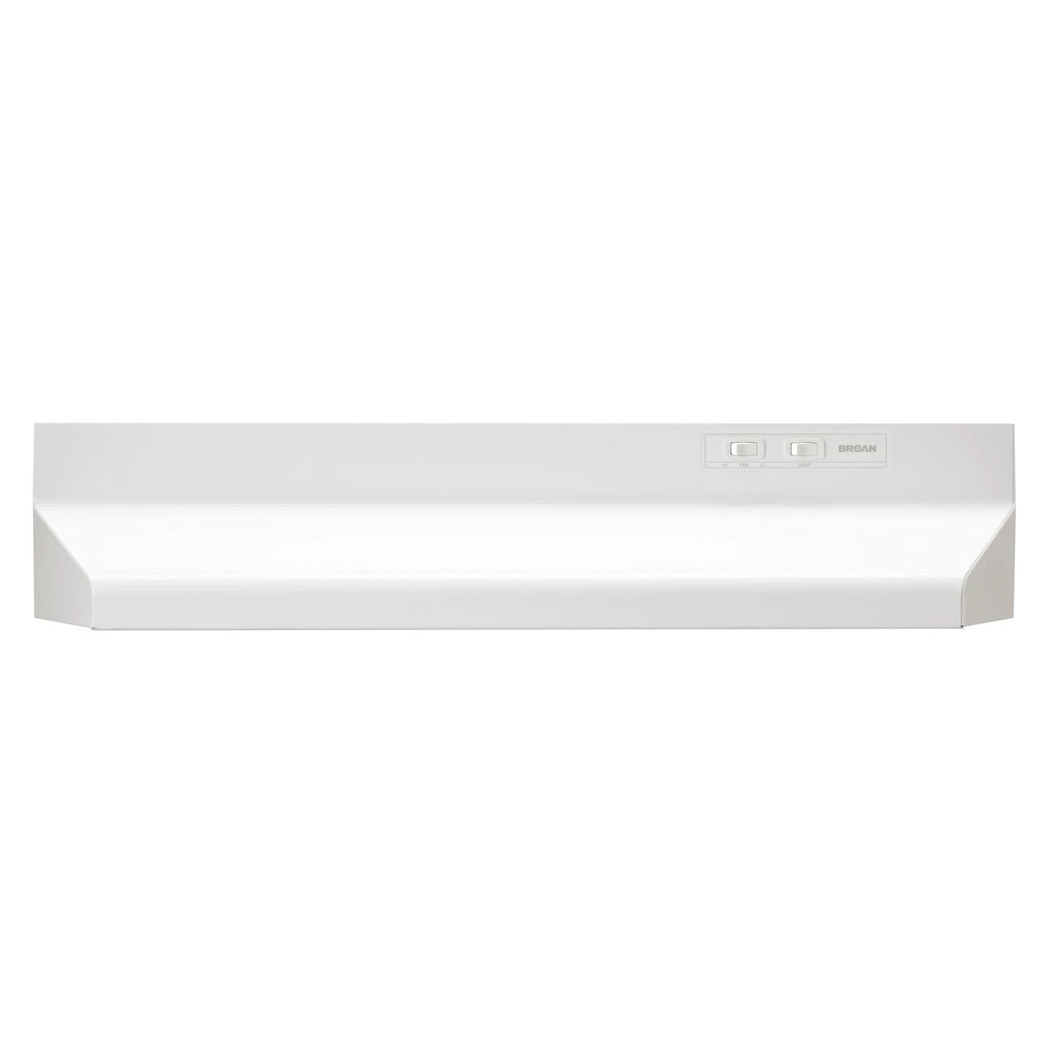 Broan Broan® 24-Inch Ducted Under-Cabinet Range Hood W/ Easy Install System, 210 Max Blower CFM, White 2 Broan Broan® 24-Inch Ducted Under-Cabinet Range Hood W/ Easy Install System, 210 Max Blower CFM, White - Image 2
