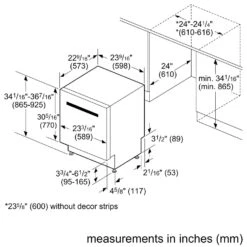 Bosch Benchmark BENCHMARK SERIES Benchmark Rec Hndl, 7/7 Cycles, 38 DBA, Flex 3rd Rck, All Lvl Telescopic Glides, Int Light, Wtr Sfr, TFT Disp, SS Toekick - SS -Kitchen Utensils Store mesvvewxgmfl