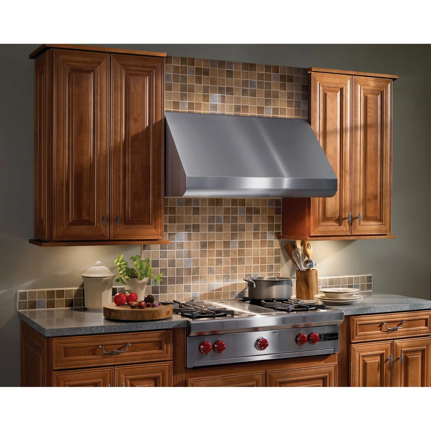 Broan Broan® Elite E60000 36-inch Convertible Canopy Wall-Mount Range Hood W/Heat Sentry™ 650 Max Blower CFM, Stainless Steel 2 Broan Broan® Elite E60000 36-inch Convertible Canopy Wall-Mount Range Hood W/Heat Sentry™ 650 Max Blower CFM, Stainless Steel - Image 2