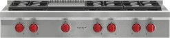 Wolf 48" Sealed Burner Rangetop - 6 Burners And Infrared Griddle