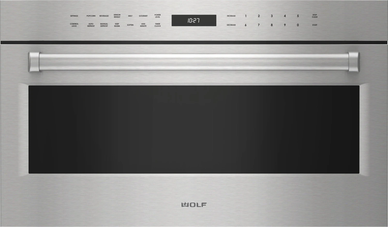 Wolf 30" E Series Professional Drop-Down Door Microwave Oven 1 Wolf 30" E Series Professional Drop-Down Door Microwave Oven