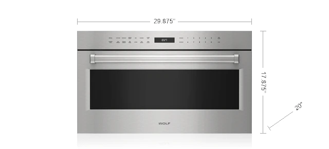 Wolf 30" E Series Professional Drop-Down Door Microwave Oven 3 Wolf 30" E Series Professional Drop-Down Door Microwave Oven - Image 3